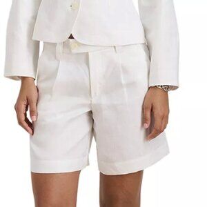 Alex Mill Luna Pleated Linen Shorts, 2, NWT
